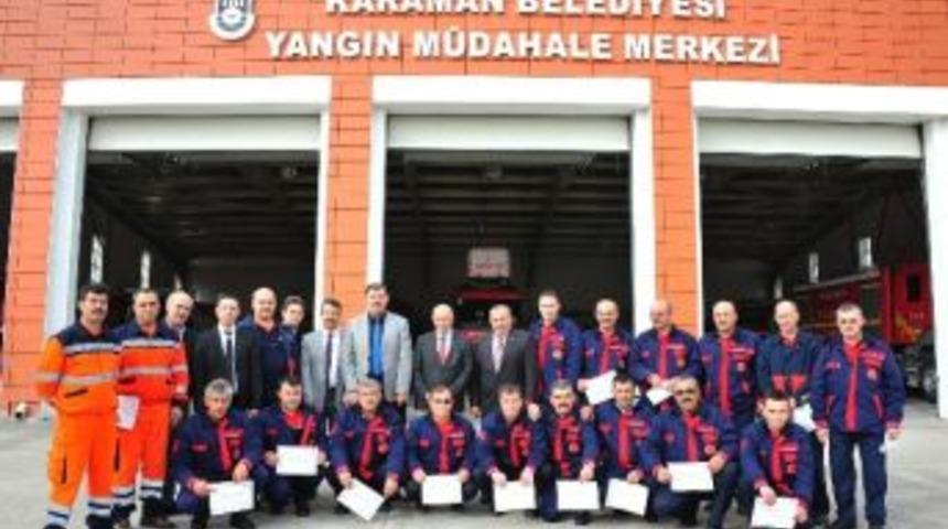 Er Eğitim Programına Katılan İtfaiye Personeline Sertifikaları Verildi