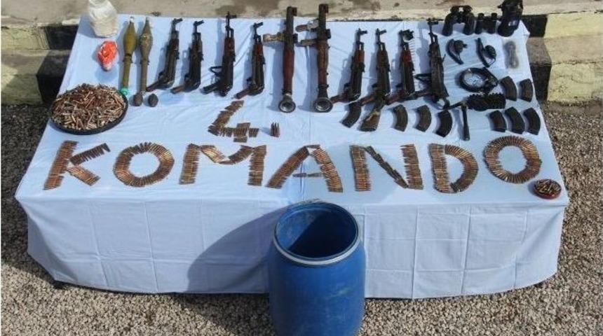 Tunceli&rsquo;deki Operasyonda &Ccedil;ok Sayıda M&uuml;himmat Ele Ge&ccedil;irildi