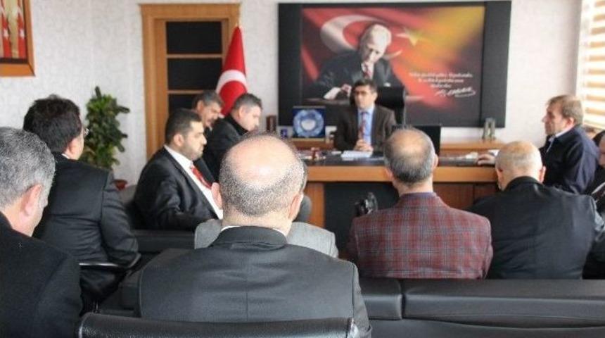 Varto&rsquo;da Daire Amirleri Toplantısı