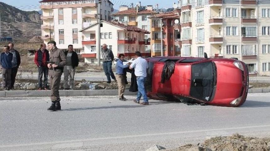 Tosya&rsquo;da Trafik Kazası: 2 Yaralı