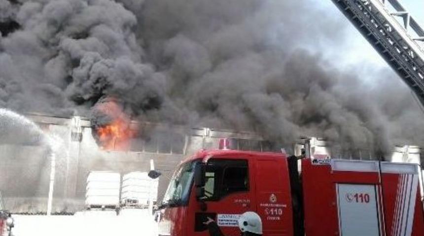 Kahramanmaraş&rsquo;ta Fabrika Yangını