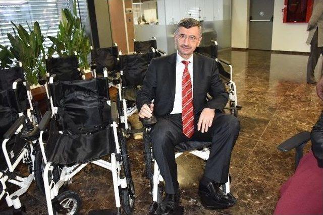 Mosb’dan Bedensel Engellilere 200 Adet Akülü Sandalye