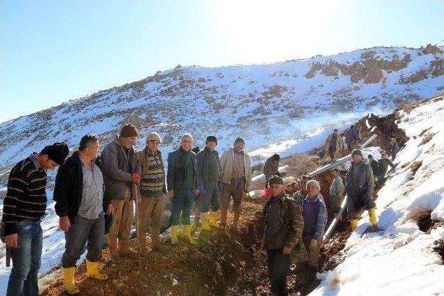 Kaş’ın Kemer Ovasına Sulama Suyu Geliyor