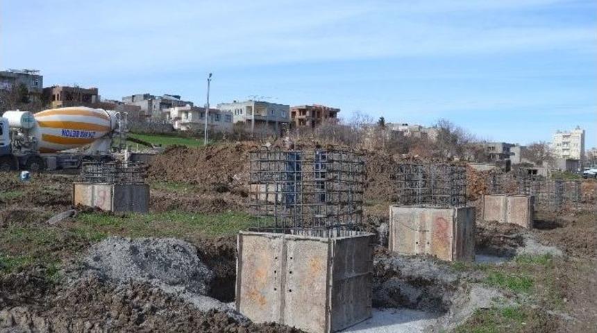 Kahta İl&ccedil;esinde Yeni Mezbahana Binası Temeli Atıldı