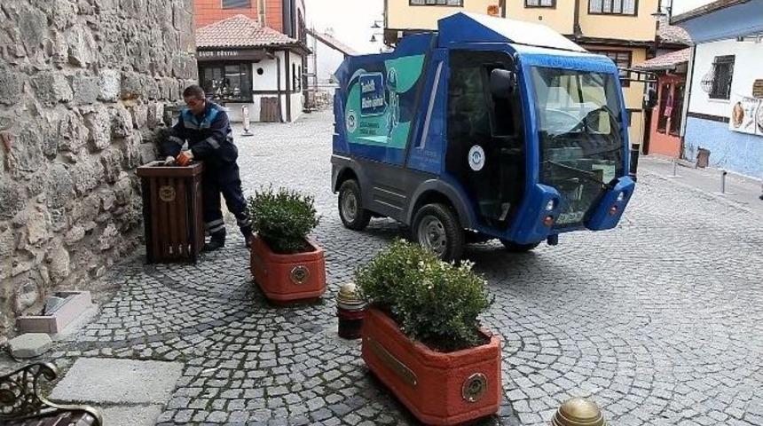 Odunpazarı&rsquo;na Elektrikli &Ccedil;&ouml;p Toplama Ara&ccedil;ları