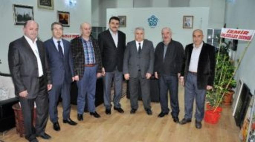 İnliceliler Derneği&rsquo;nden Rekt&ouml;r Şeker&rsquo;e Ziyaret