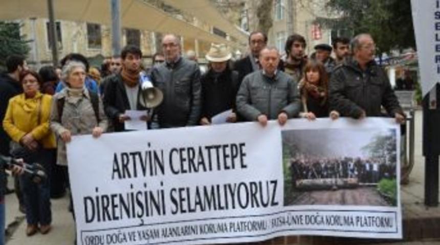 Ordu&rsquo;da Cerattepe Eylemi