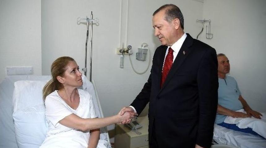 Cumhurbaşkanı Erdoğan&rsquo;dan Hain Saldırıda Yaralanan Vatandaşlara Ziyaret