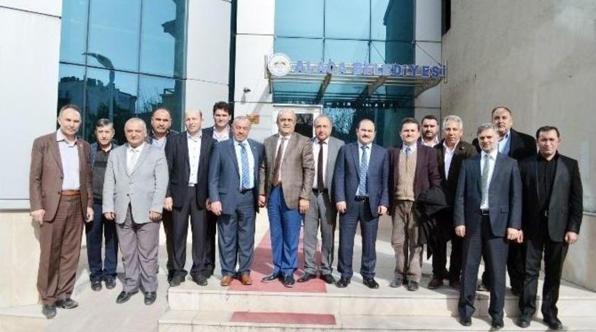 Mamak Sanayici Ve İş Adamları Derneği&rsquo;nden Eyvaz&rsquo;a Ziyaret