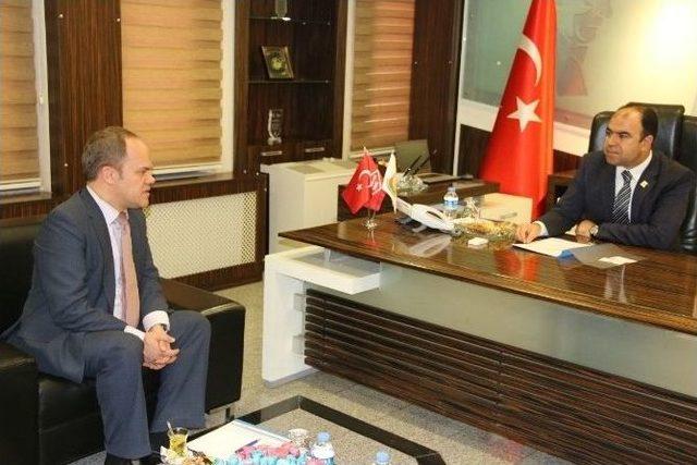 Ab Türkiye Delegasyonu Siyasi İşler Müsteşarı Poupeau’yu Şanlıurfa’da