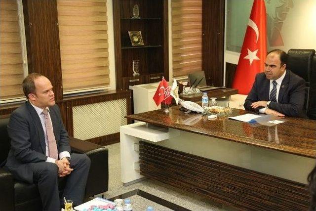 Ab Türkiye Delegasyonu Siyasi İşler Müsteşarı Poupeau’yu Şanlıurfa’da