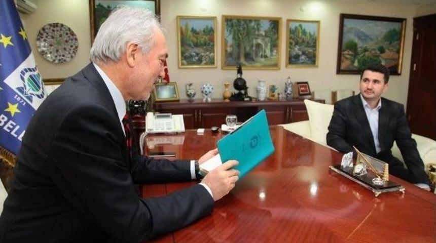 Sancak-der Ve Hayrat Vakfı&rsquo;ndan Başkan Sara&ccedil;oğlu&rsquo;na Teşekk&uuml;r Ziyareti