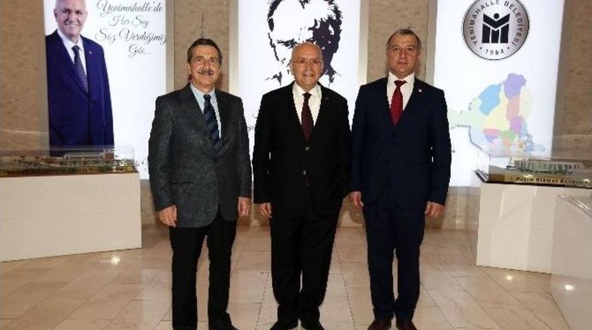 Tepebaşı Belediye Başkanı Ata&ccedil;&rsquo;tan Yenimahalle Belediyesi&rsquo;ne Ziyaret