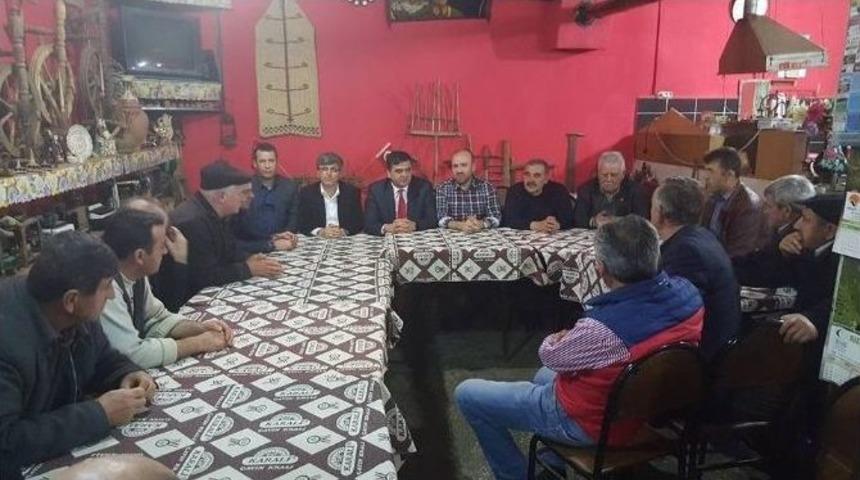 Başkan Yal&ccedil;ın, &Ccedil;&ouml;mlek&ccedil;ilerin Sorunları Dinledi