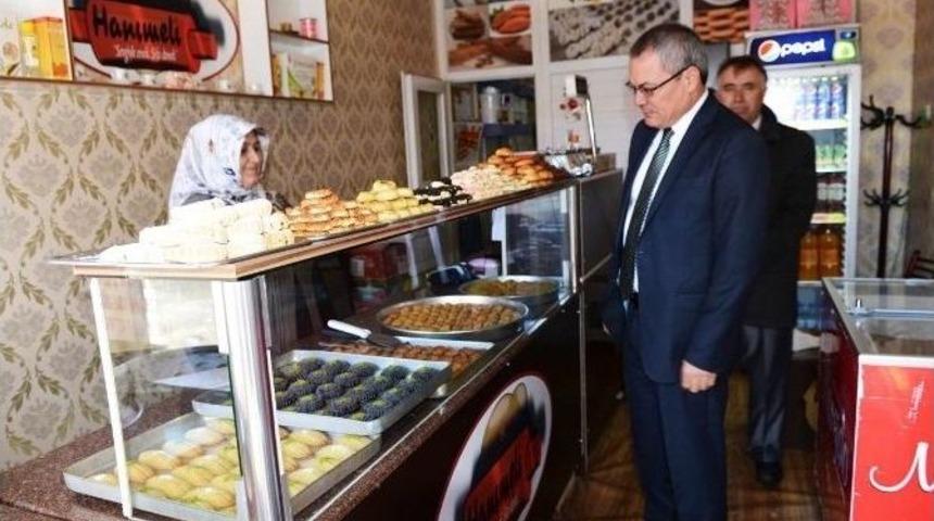 Vali Deniz, Kosgeb Desteklemeleri İle Kurulan Yeni İşletmeleri Ziyaret Etti