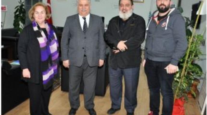 Hz. Mevlana&rsquo;nın Torunu Esin &Ccedil;elebi Bayru Rekt&ouml;r Şeker&rsquo;e Ziyaret