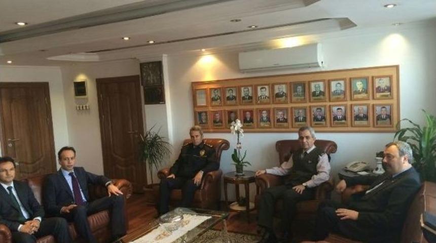 Emniyetten Şimşek Ve Selvi&rsquo;ye Taziye Ziyareti