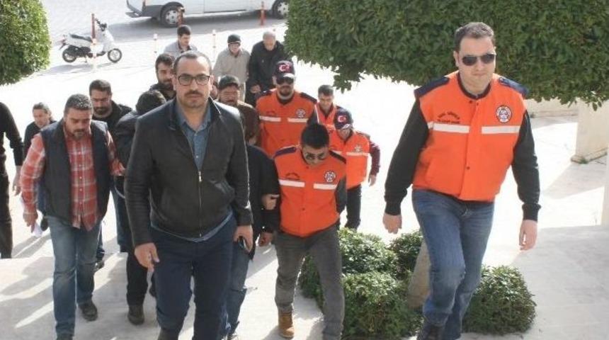 Muğla&rsquo;da Yakalanan 11 Organizat&ouml;r Adliyeye Sevk Edildi