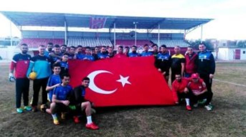 Sarıg&ouml;l Belediyespor&rsquo;dan Ter&ouml;re Karşı T&uuml;rk Bayraklı Tepki
