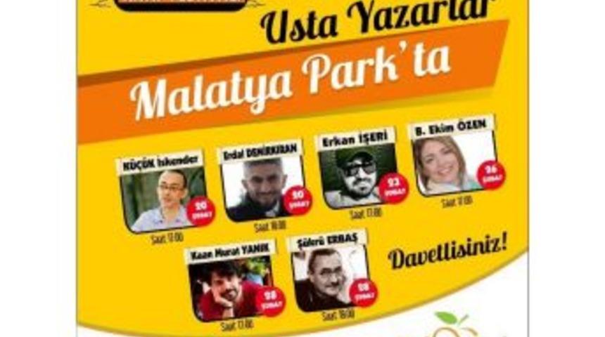 Malatyapark&rsquo;ta &rsquo;yazarlar&rsquo; Ge&ccedil;idi