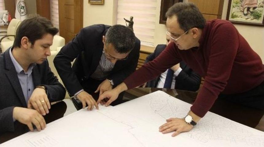 Başkan Aksu, Doğalgaz Projesini İnceledi