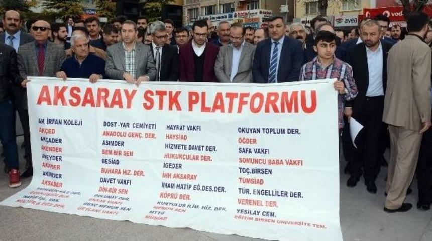 Aksaray&rsquo;da Stk Platformu Ter&ouml;r&uuml; Lanetledi