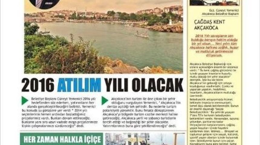 Ak&ccedil;akoca Belediyesi Gazetesi Yayınlandı