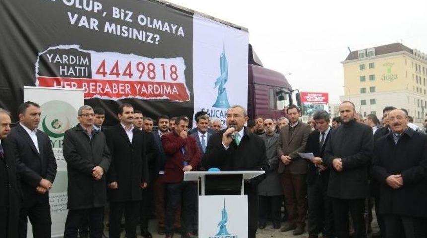 Sancaktepe Belediyesi&rsquo;nden Bayırbucak T&uuml;rkmenlerine 8 Tır Yardım