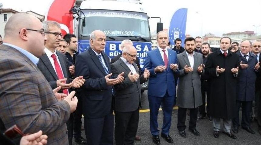 İla&ccedil; Seferberliğinde İlk Tır Yola &Ccedil;ıktı