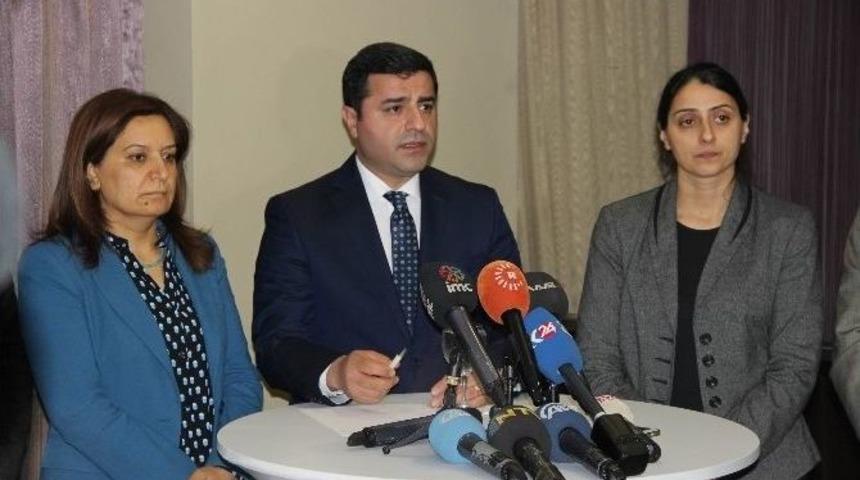Hdp Eş Genel Başkanı Demirtaş&rsquo;tan G&uuml;ndeme İlişkin A&ccedil;ıklama