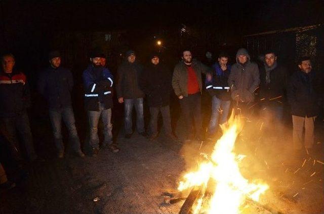 Termik Santral İşçilerinden Eylem