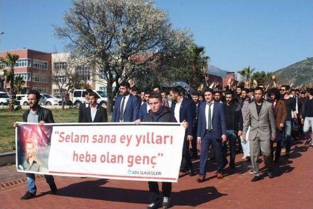 Adü’lü Ülkücüler Çakıroğlu’nu Andı