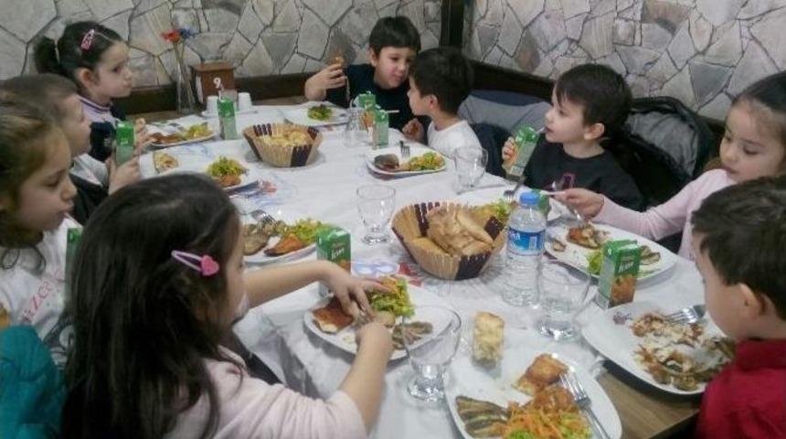 K&uuml;lt&uuml;rl&uuml; Minikler Balıkları İnceledi