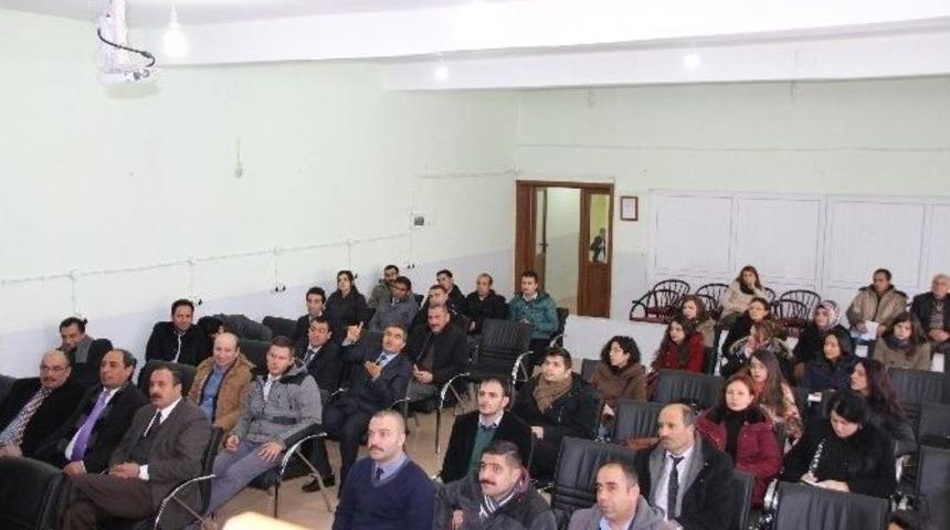 Varto&rsquo;da Milli Eğitim &Ccedil;alışanlarına İş Sağlığı Ve G&uuml;venliği Anlatıldı