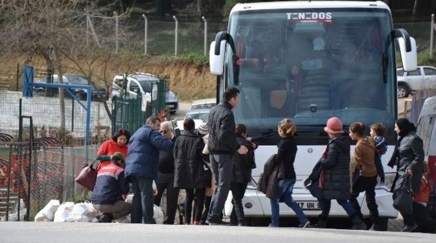 &Ccedil;anakkale&rsquo;de 108 Sığınmacı Yakalandı