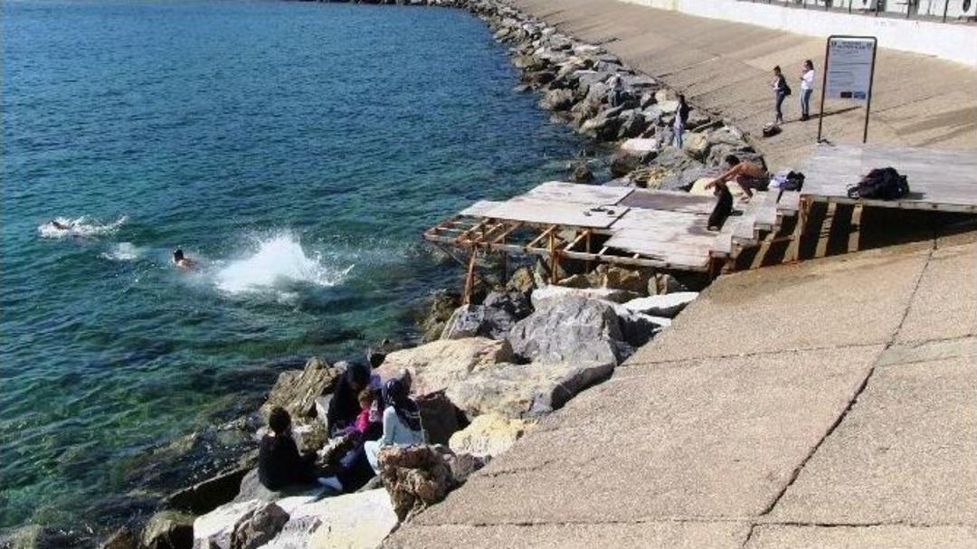 Bodrum Deniz Sezonun Erken A&ccedil;tı