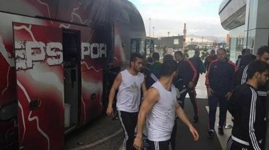 Gaziantepspor Kafilesi Kayseri’de