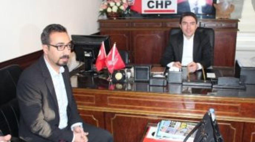 Eğitim-sen Şube Başkanı Kaya’dan Chp İl Başkanı Kiraz’a Ziyaret