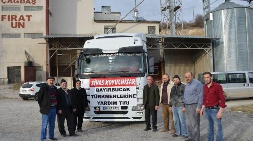 Koyulhisar&rsquo;dan Bayırbucak T&uuml;rkmenleri&rsquo;ne Yardım
