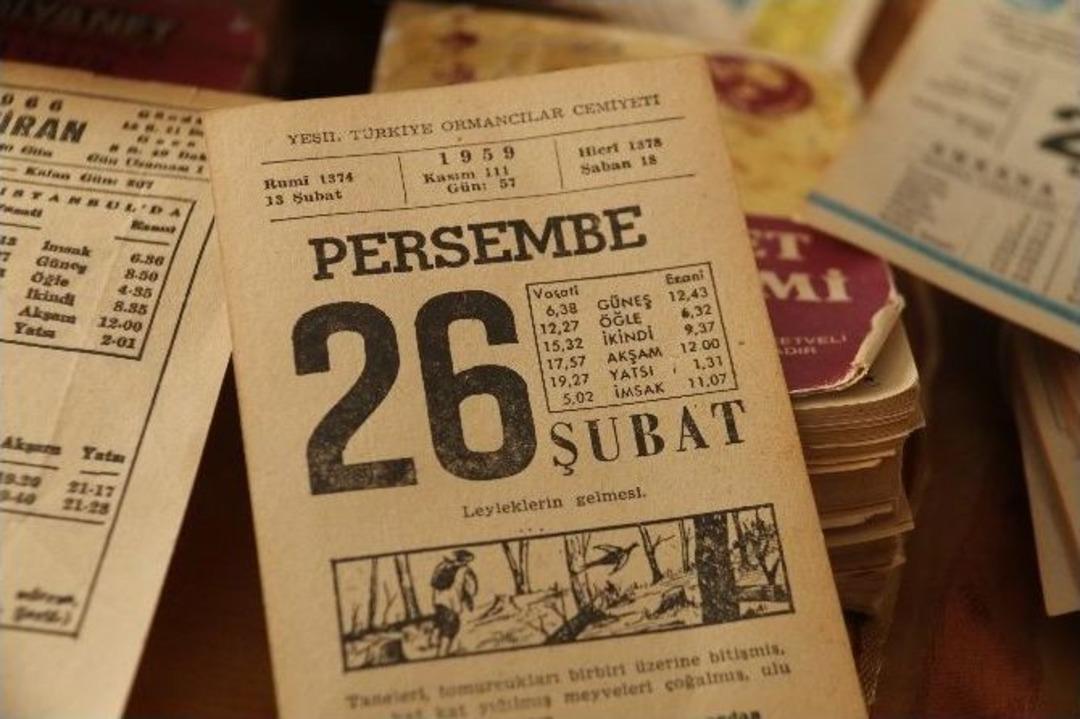 Başbakanın Doğduğu G&uuml;n&uuml;n Takvim Yaprağını Saklıyor