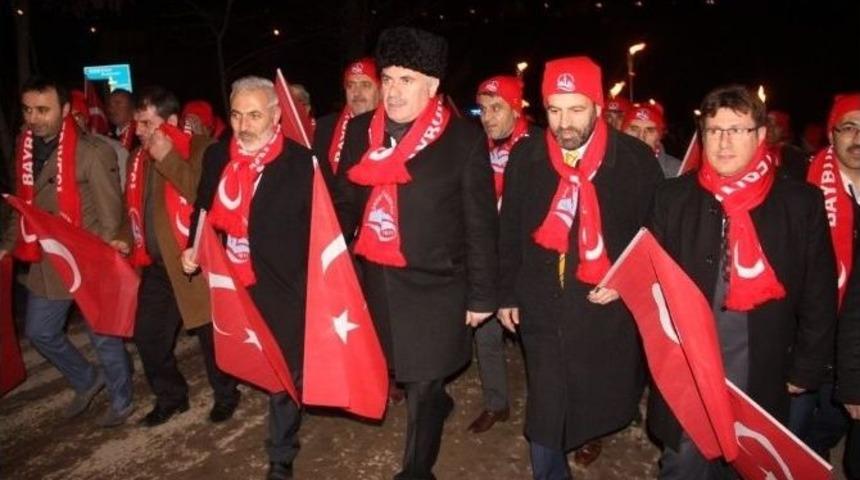 Bayburt Şehitlerini Unutmadı