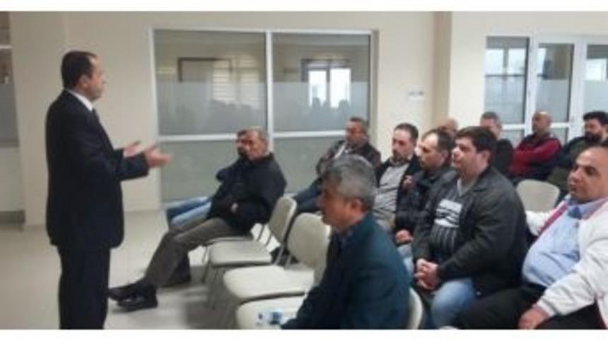 Burhaniye&rsquo;de K&uuml;meslerde G&uuml;venlik Ve Hastalıktan Korunma Eğitimi