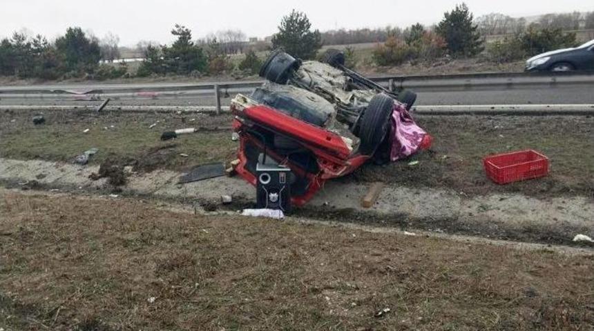 Bolu&rsquo;da Trafik Kazası: 1 &Ouml;l&uuml;, 3 Yaralı