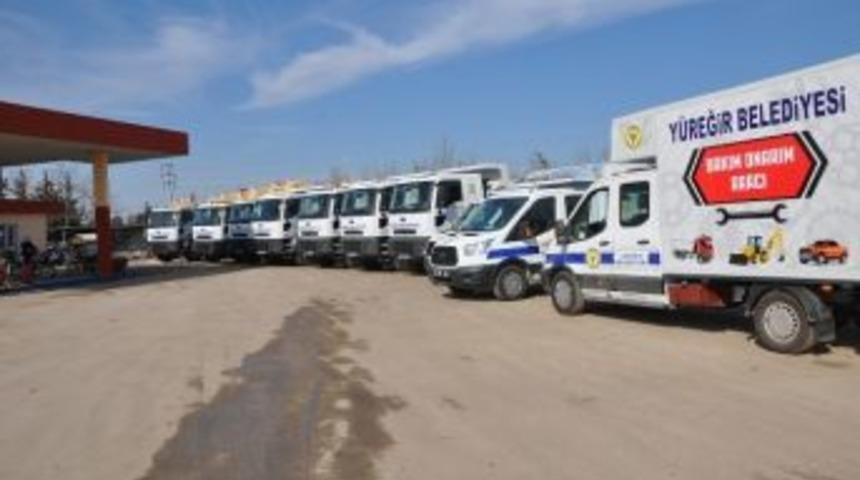 Y&uuml;reğir Belediyesi Ara&ccedil; Filosunu G&uuml;&ccedil;lendiriyor