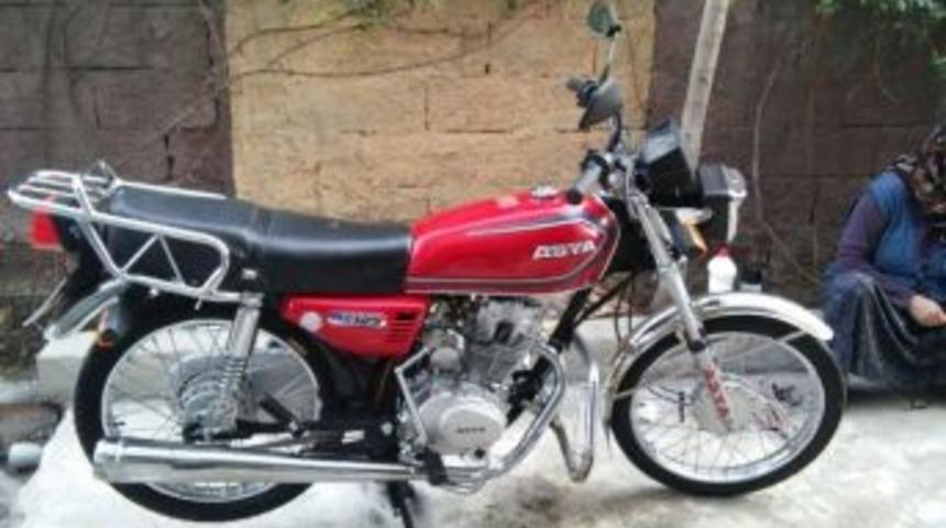 Park Halindeki Motosiklet &Ccedil;alındı