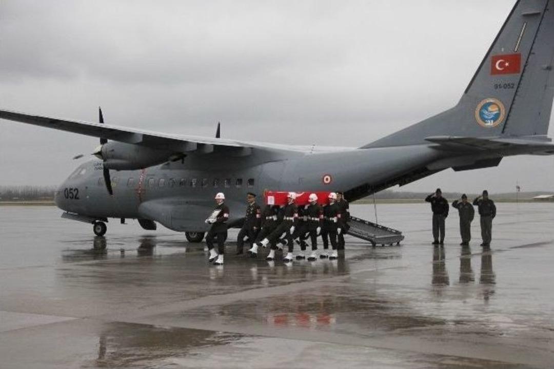 Şehit Astsubay Samsun&rsquo;da T&ouml;renle Karşılandı