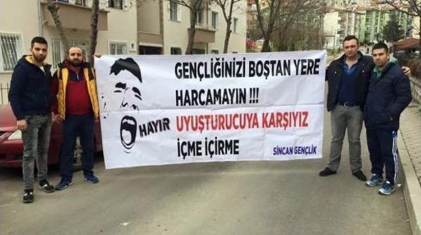 Sincan&rsquo;da Uyuşturucuya Tepki Y&uuml;r&uuml;y&uuml;ş&uuml;