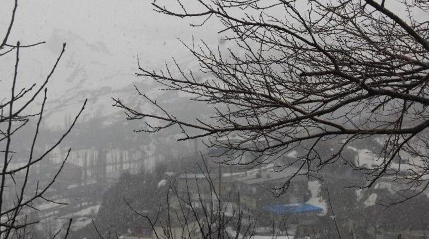 Hakari&rsquo;de Karla Karışık Yağmur Yağışı