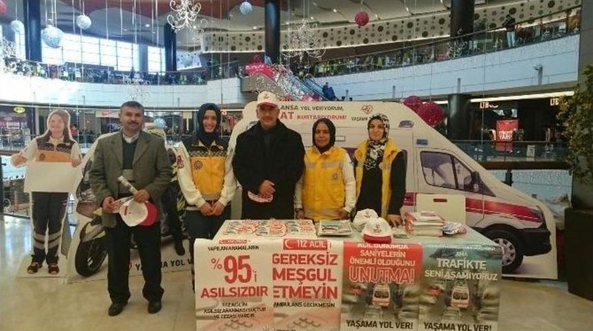 Gaziantep&rsquo;te &rsquo;yaşama Yol Ver&rsquo; Standı A&ccedil;ıldı