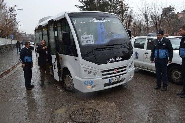 Zabıta Ekipleri Toplu Taşıma Araçlarını Denetledi